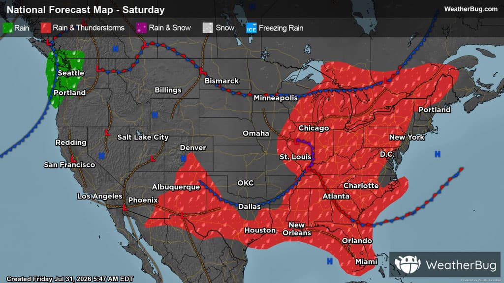 Weekend Weather Outlook