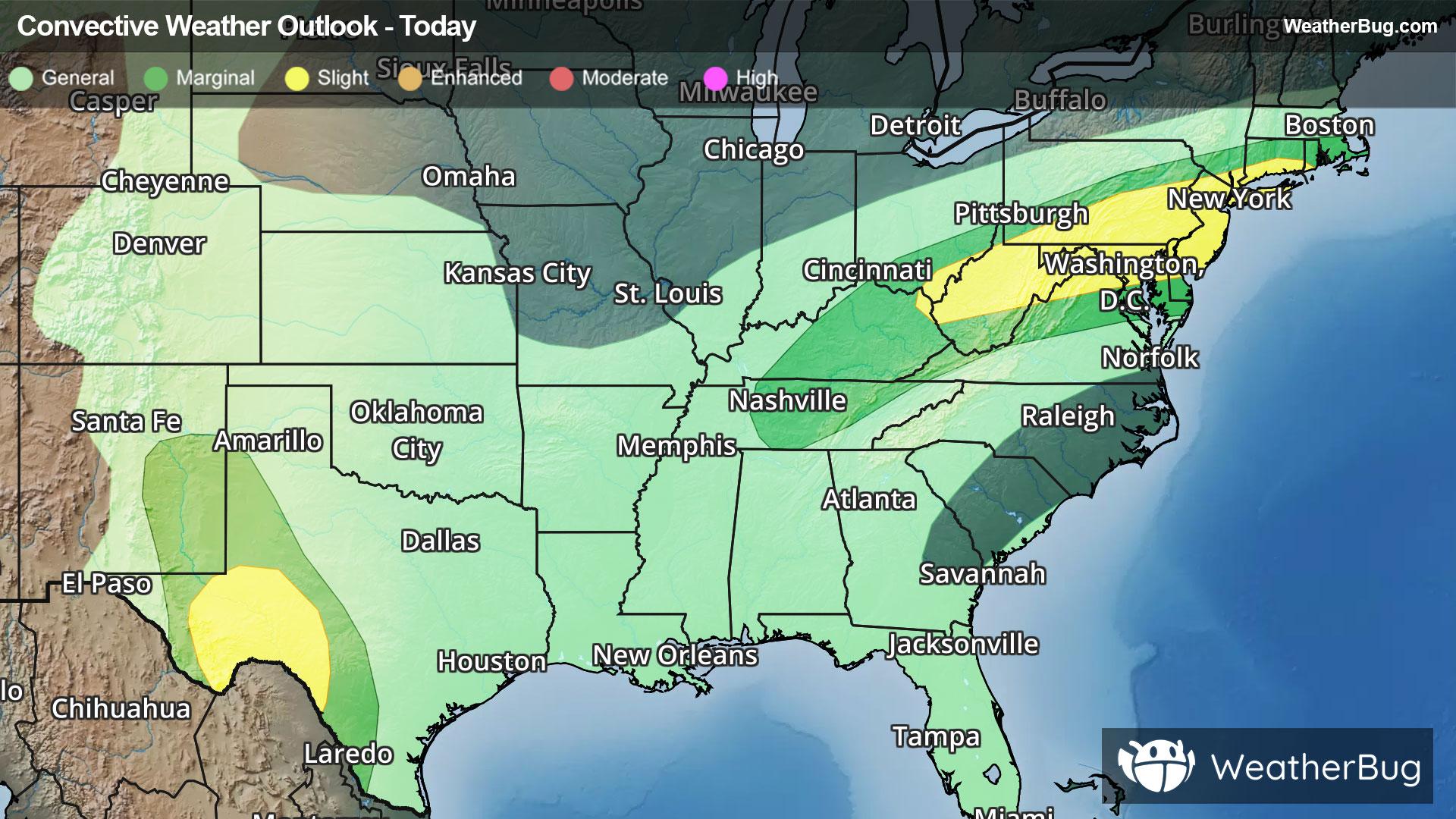 Today's Severe Weather Outlook