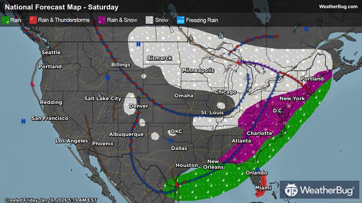 Weekend Weather Outlook