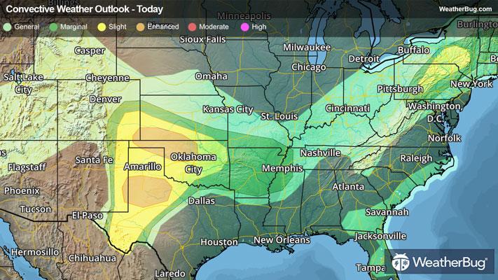 Today's severe weather outlook