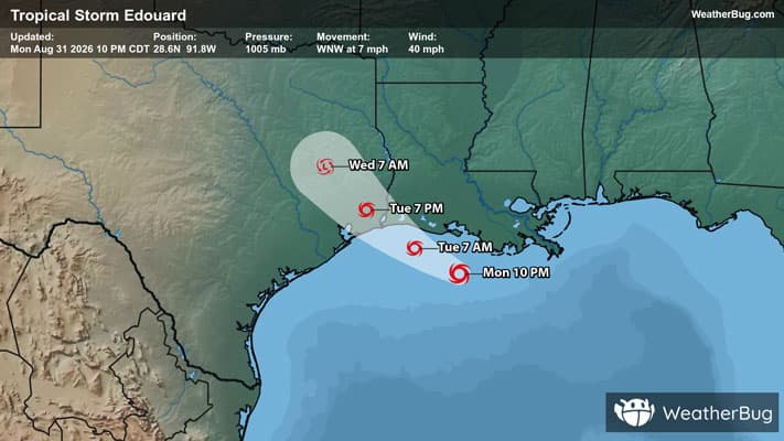 Rainfall Expected through Wednesday