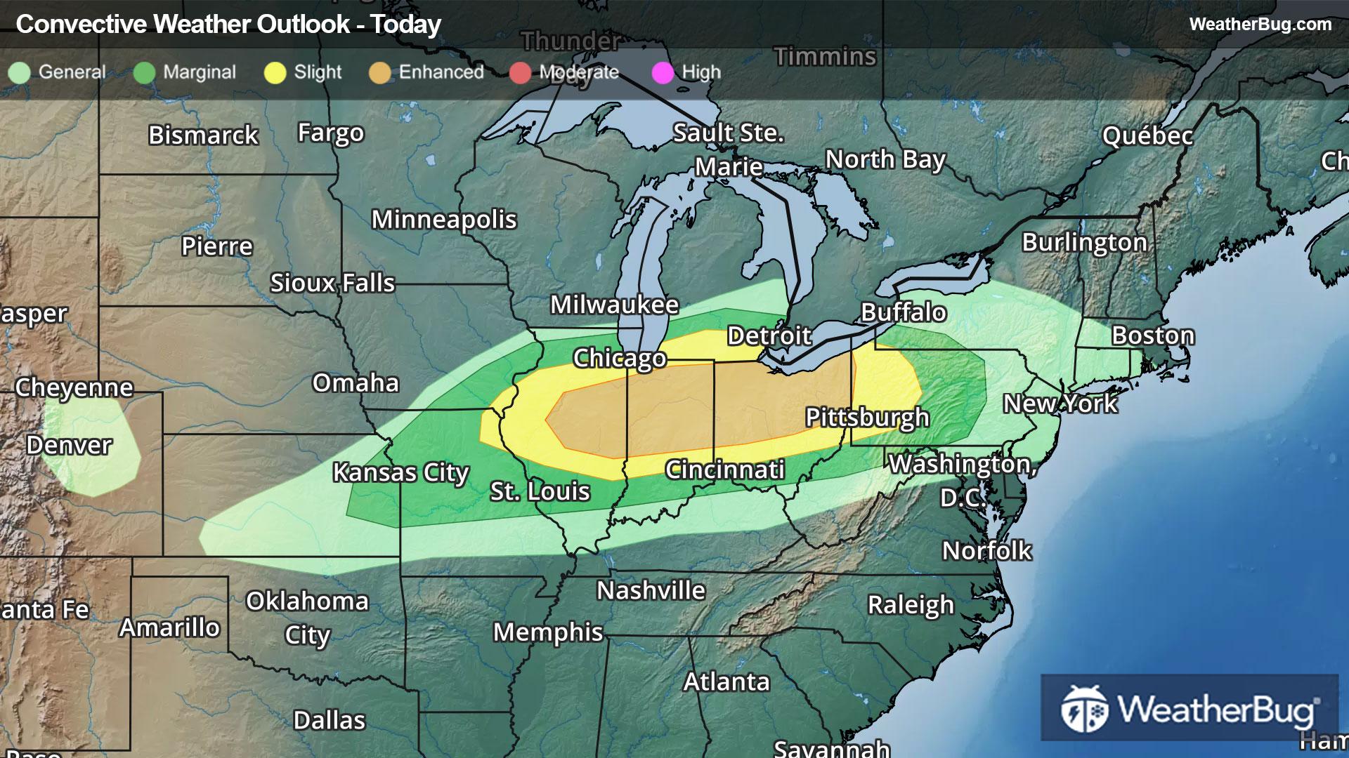 Today's Severe Weather Outlook