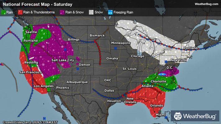 Weekend Weather Outlook