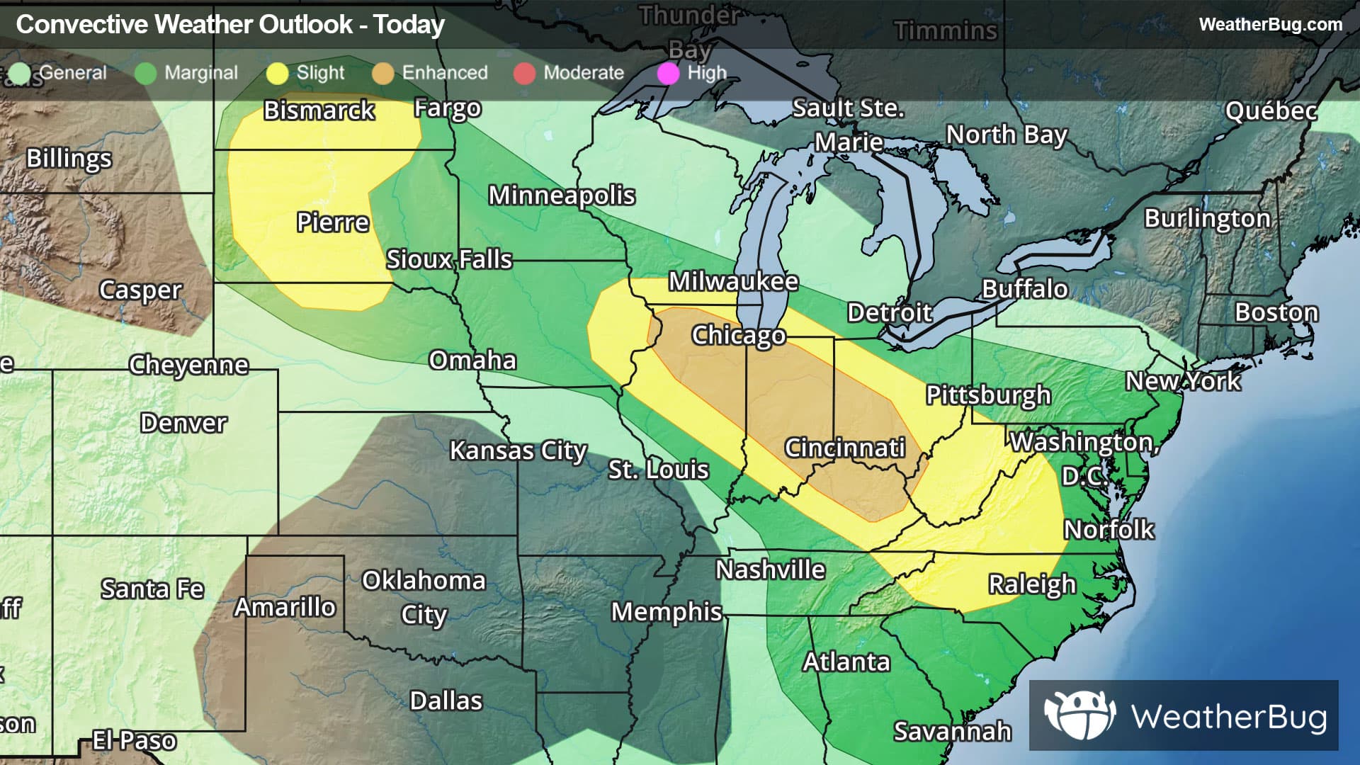 Today's Severe Weather Outlook