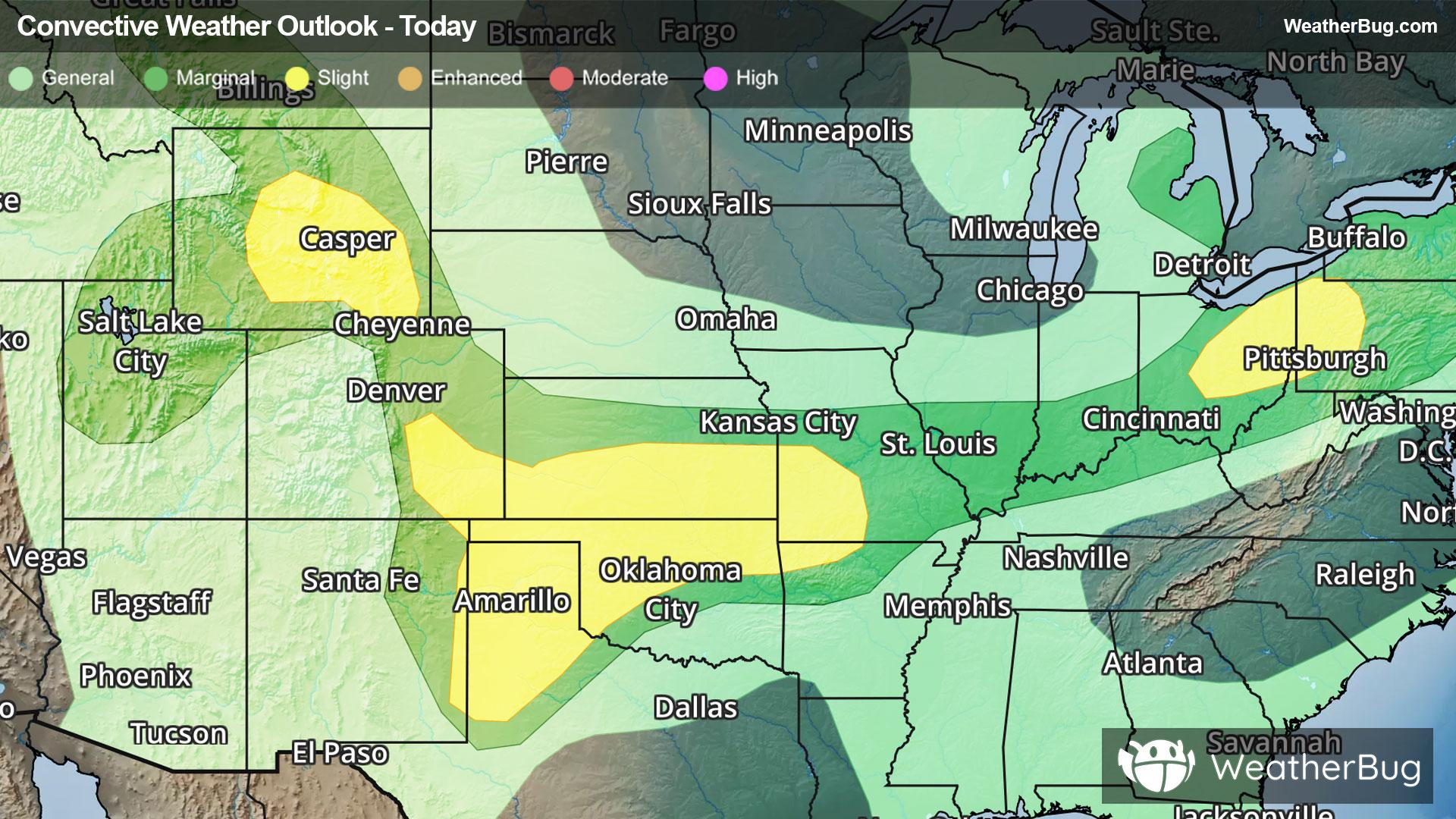 Today's severe weather outlook