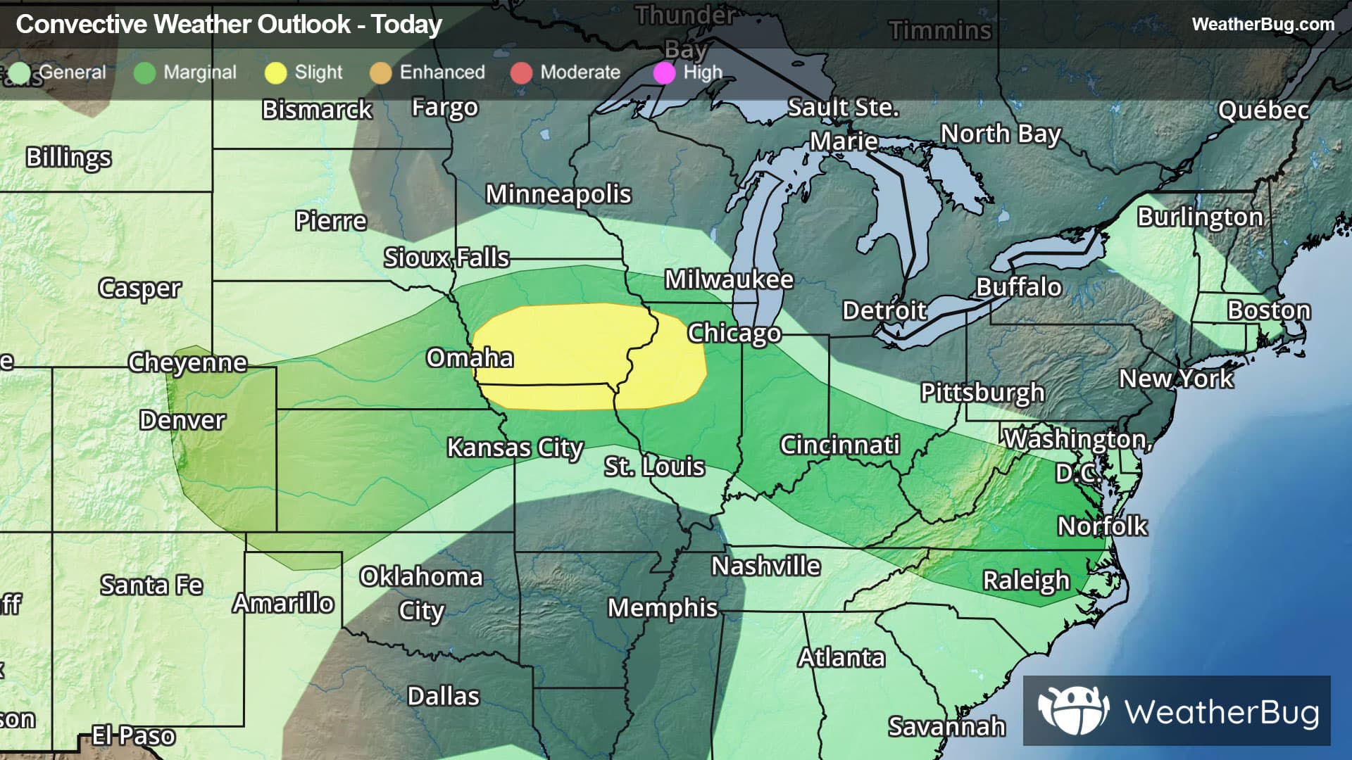 Today's Severe Weather Outlook