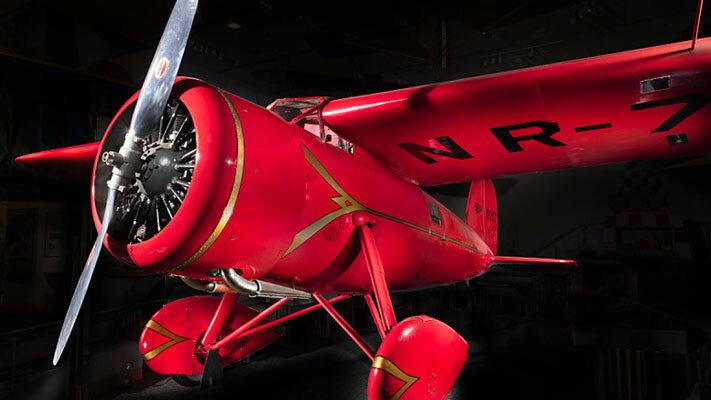 Amelia Earhart’s Lockheed Vega 5B plane (Smithsonian National Air and Space Museum).