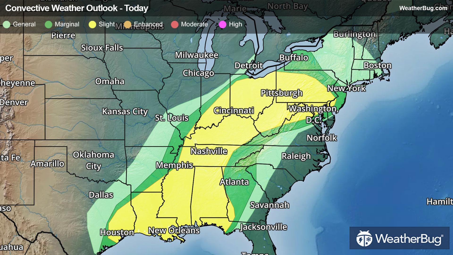 Today's Severe Weather Outlook