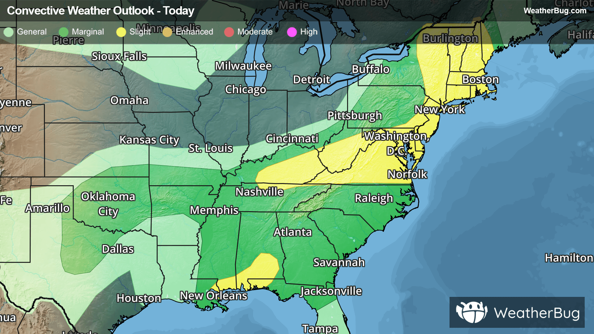 Today's Severe Weather Outlook