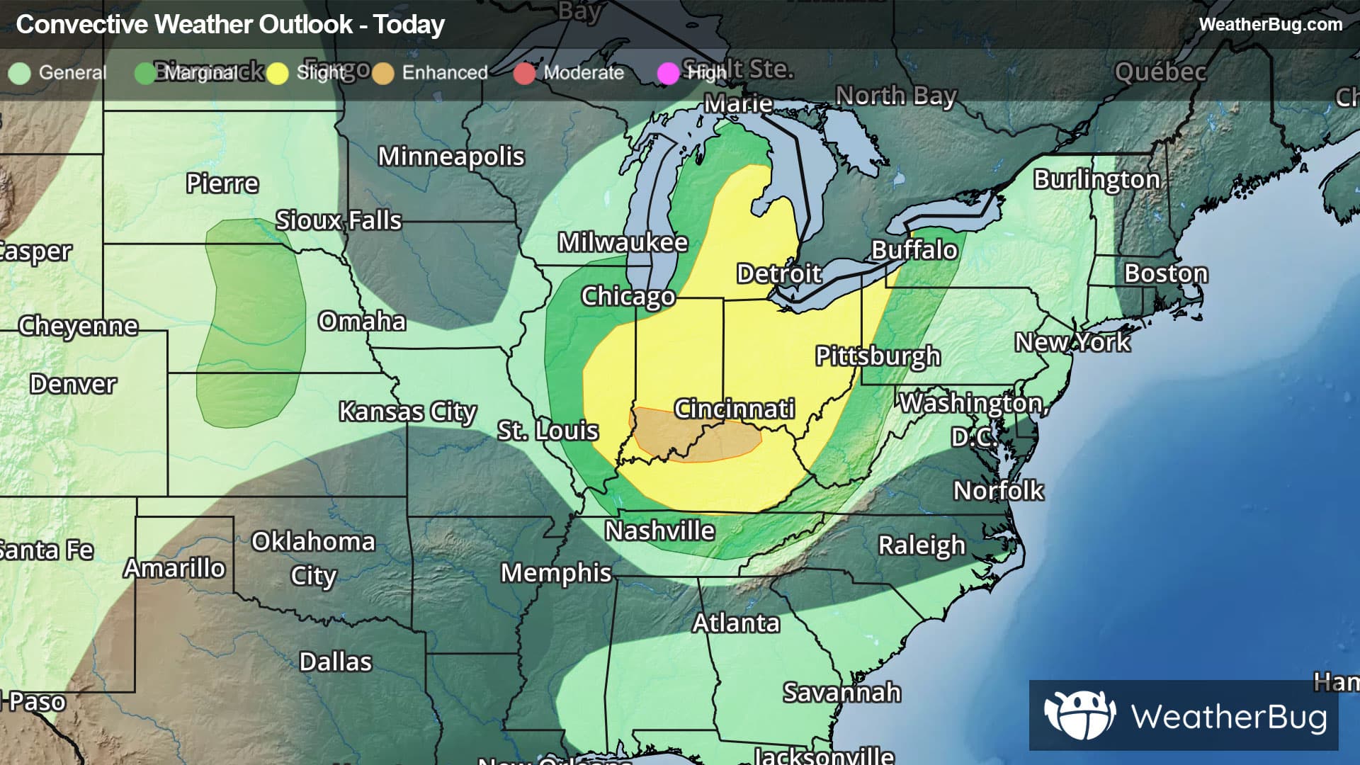 Today's Severe Weather Outlook
