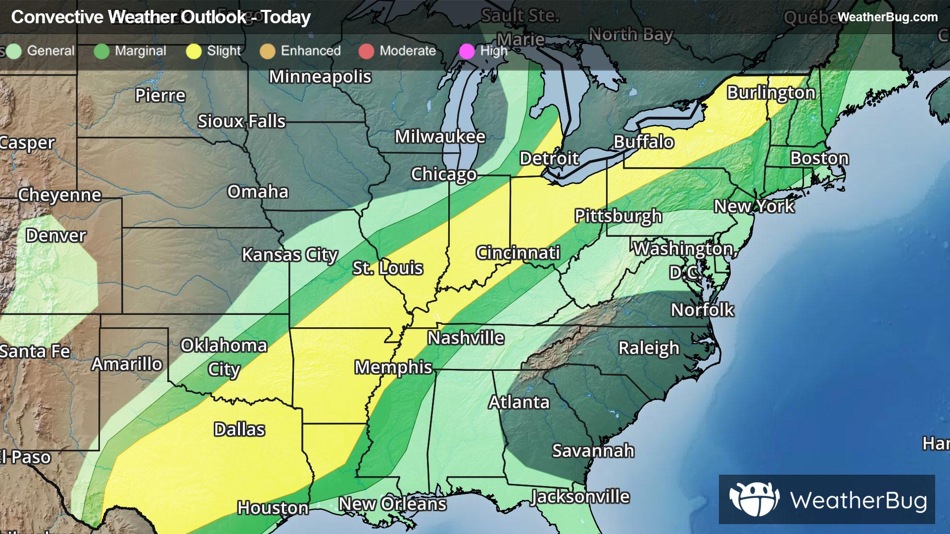 Today's Severe Weather Outlook
