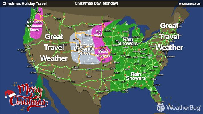 Christmas Holiday Travel for Monday