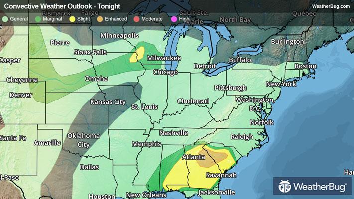 Tonight's Severe Weather Outlook