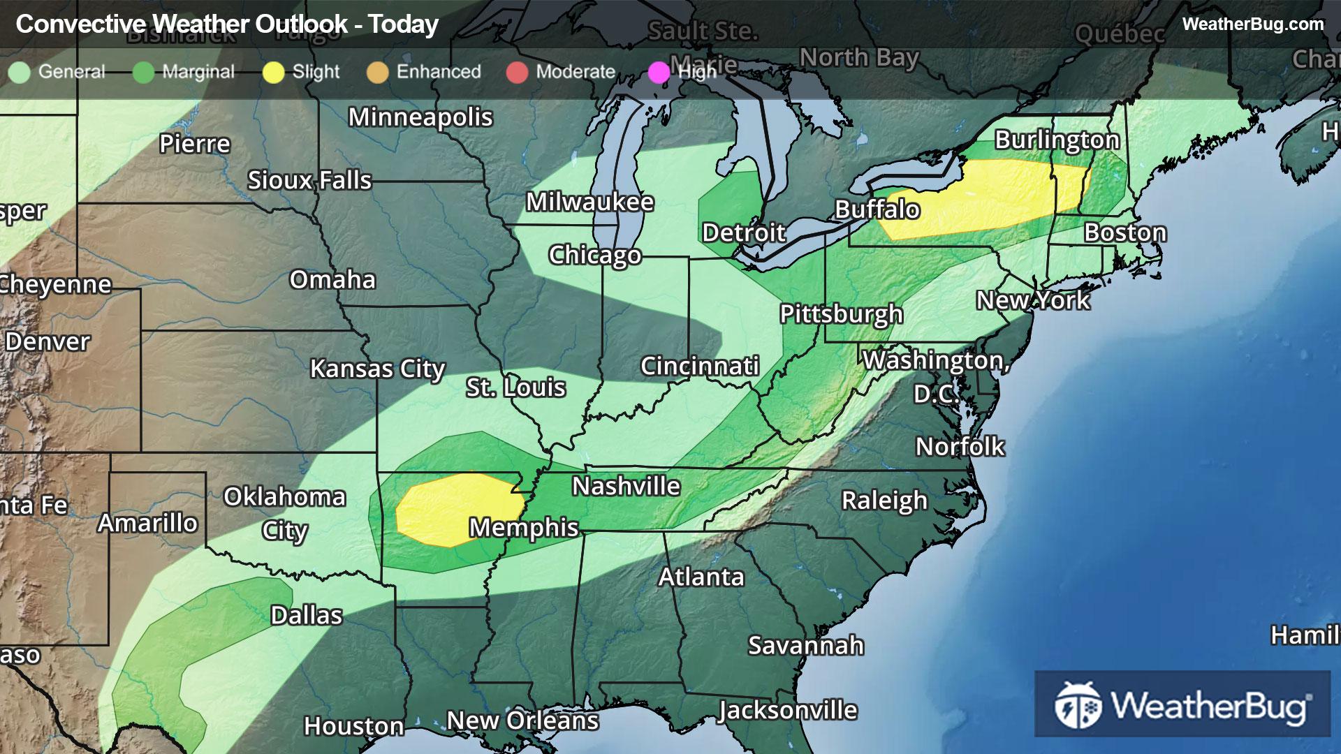 Today's Severe Weather Outlook