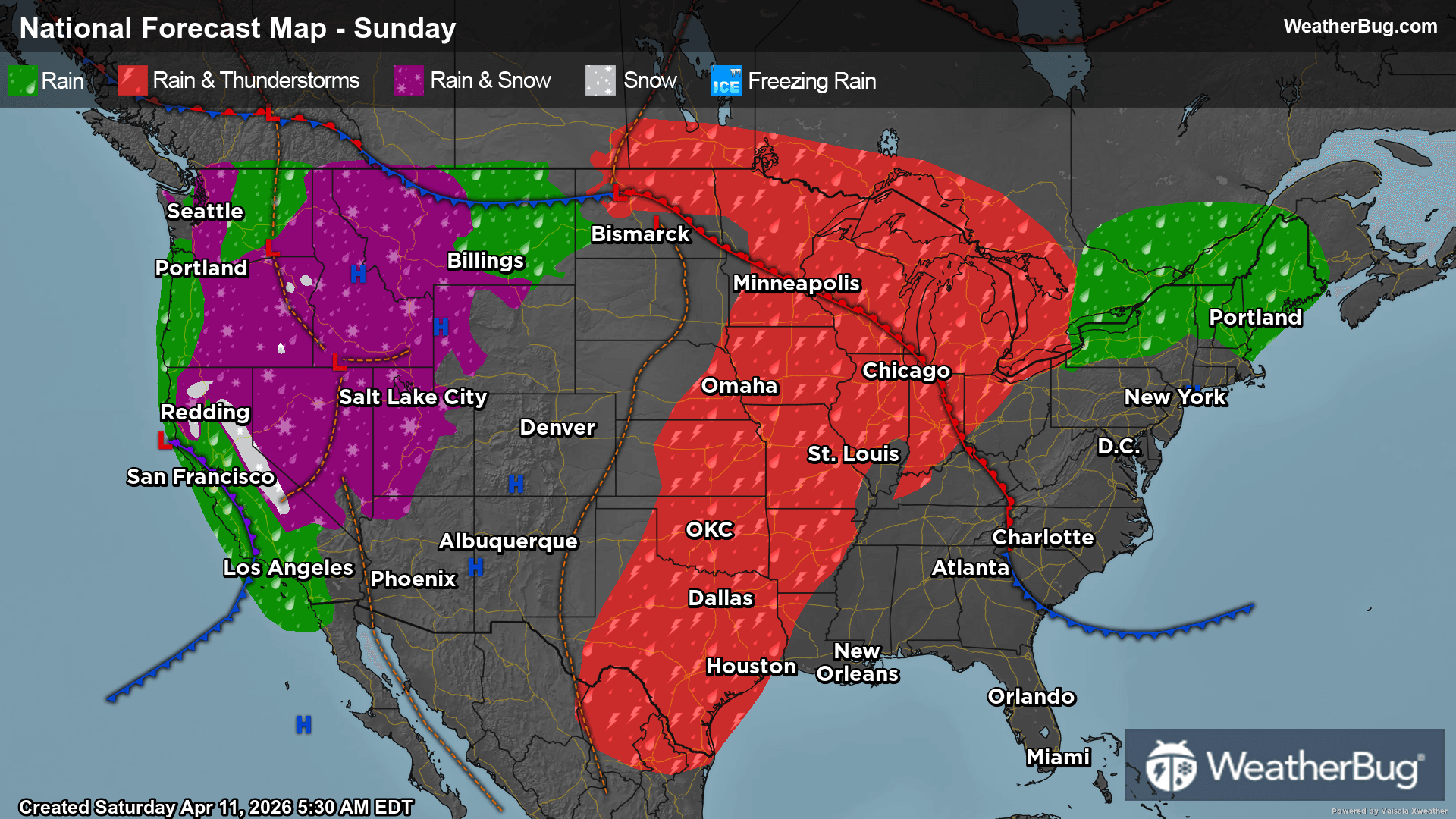 Weekend Weather Outlook