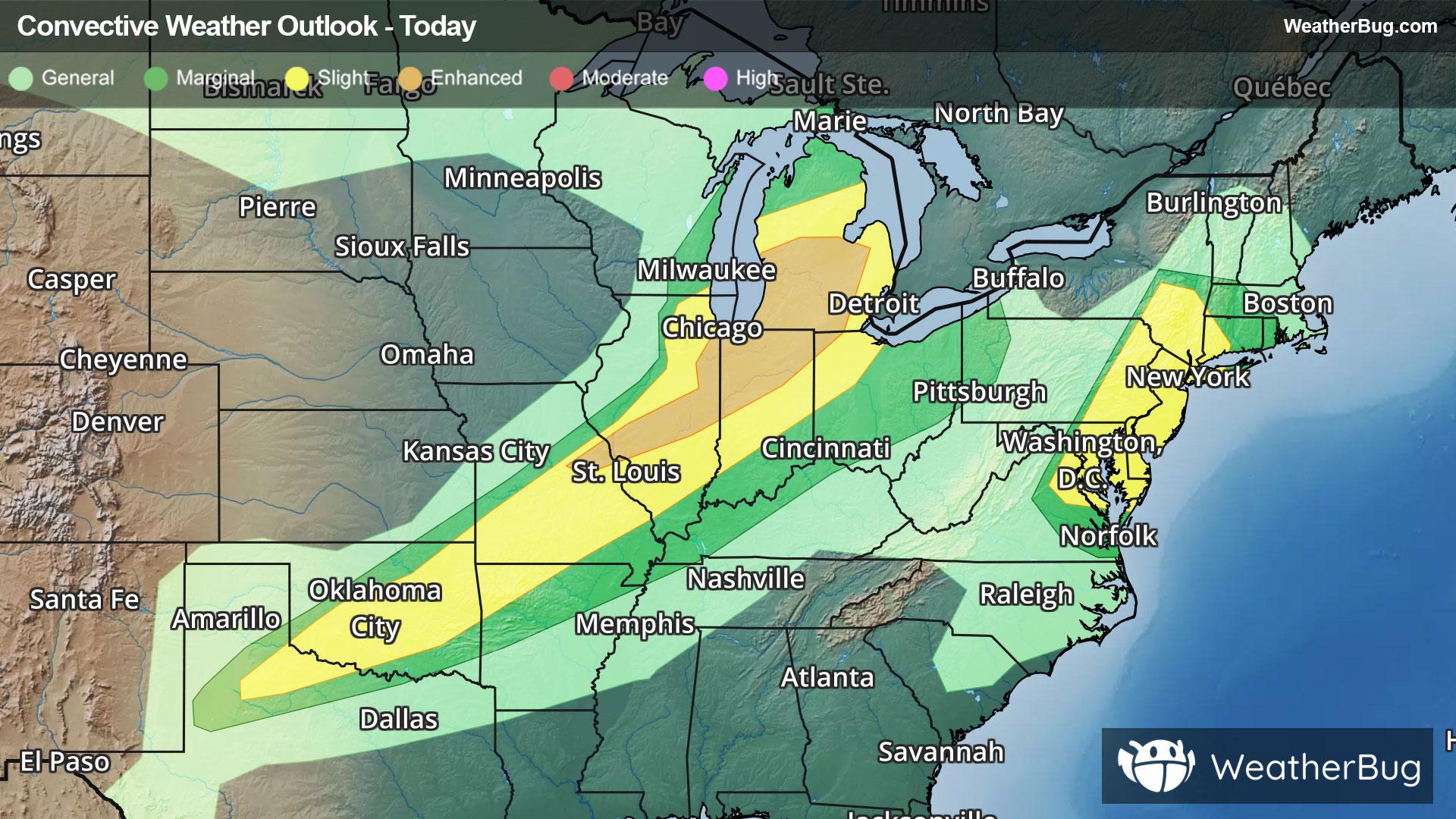 Today's Severe Weather Outlook