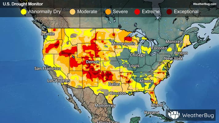 Drought Monitor for August 27, 2026