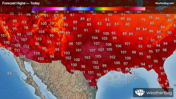 Today's High Temperature Outlook