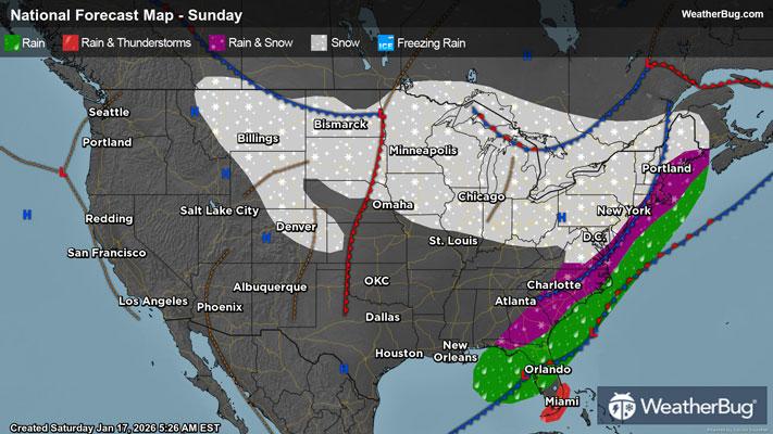 Weekend Weather Outlook