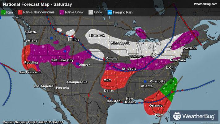 Weekend Weather Preview