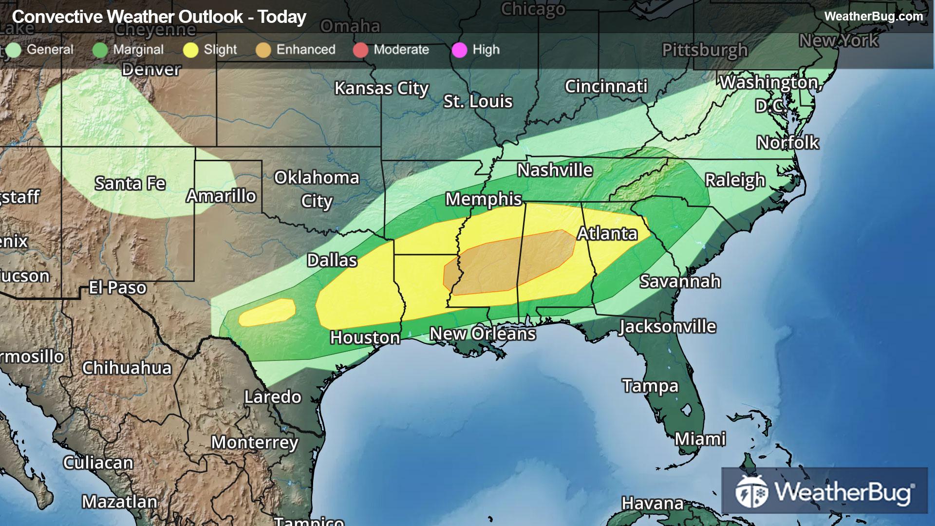 Today's Severe Weather Outlook