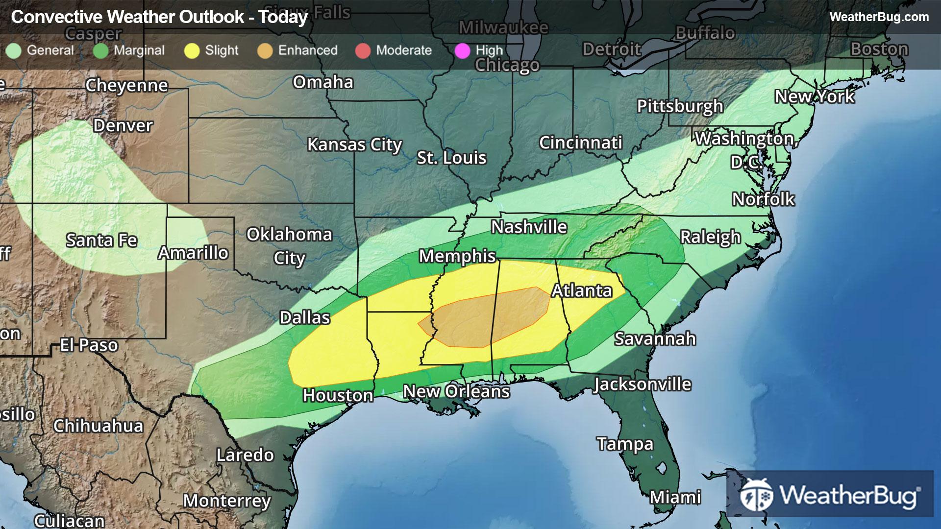 Today's Severe Weather Outlook