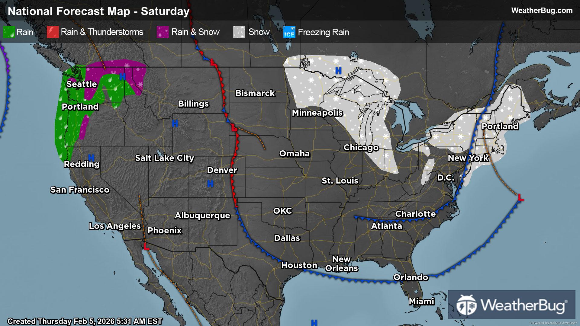 Weekend Weather Preview