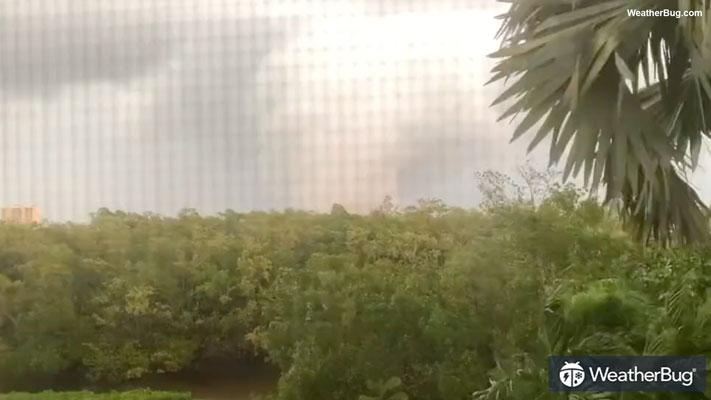 Footage shows what appears to be a tornado near Fort Myers, Fla., on January 16. (@PorcelliRon via Storyful).