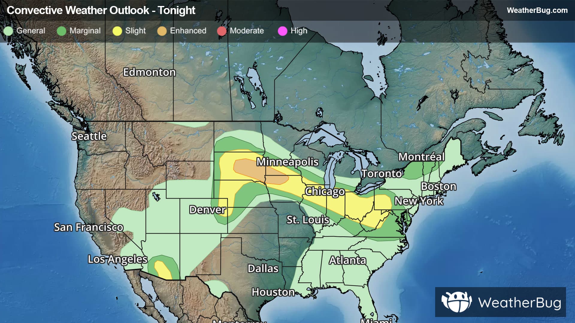 Tonight's Severe Weather Outlook