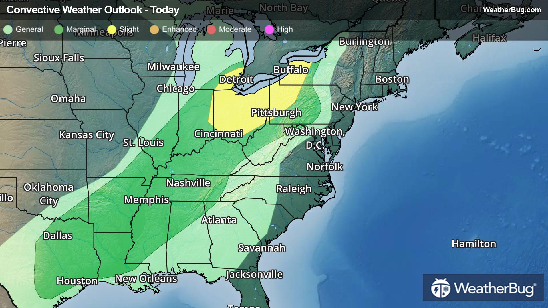 Today's Severe Weather Outlook