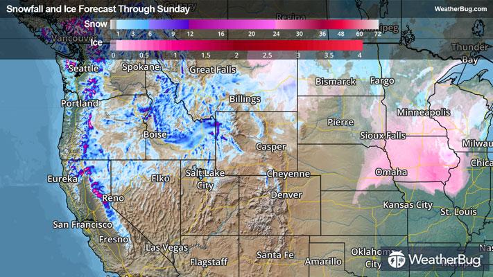Snow/Ice through Sunday