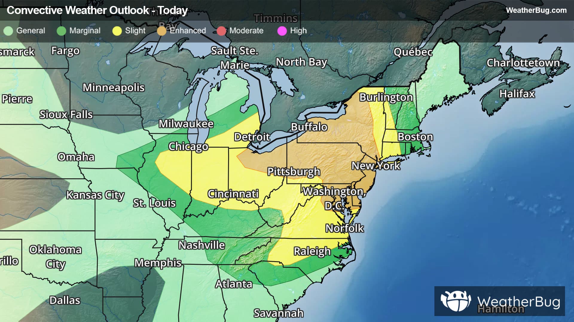 Today's Severe Weather Outlook