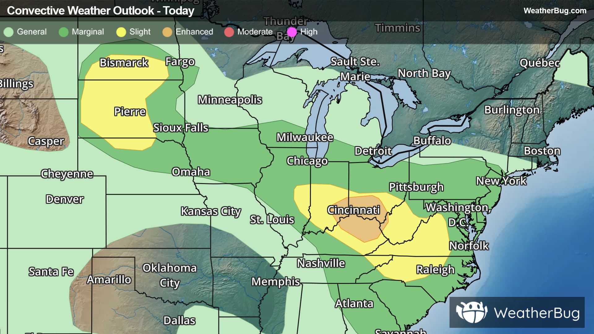Today's Severe Weather Outlook