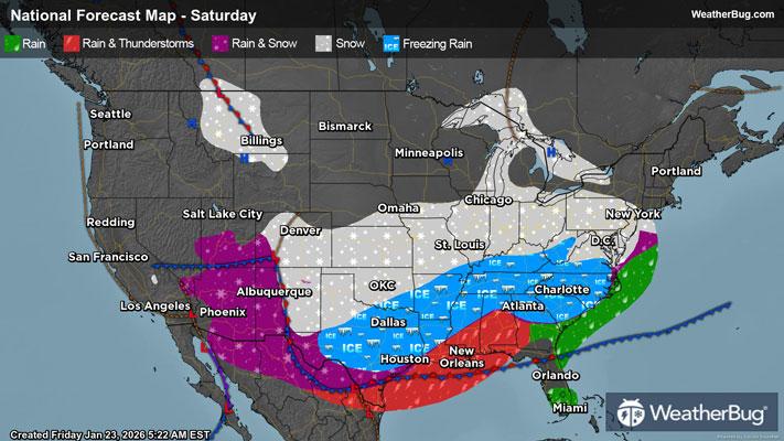 Weekend Weather Outlook