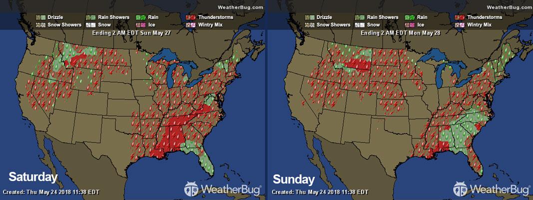 Weekend Weather Preview