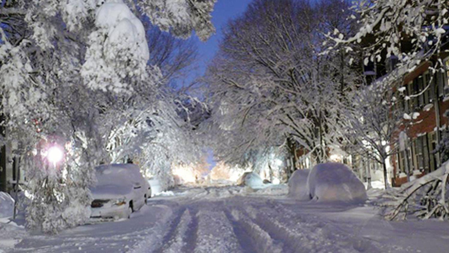 Old Town Alexandria, Va., following the February 5-6, 2010, Nor'easter, by Rich Otto via weather.gov
