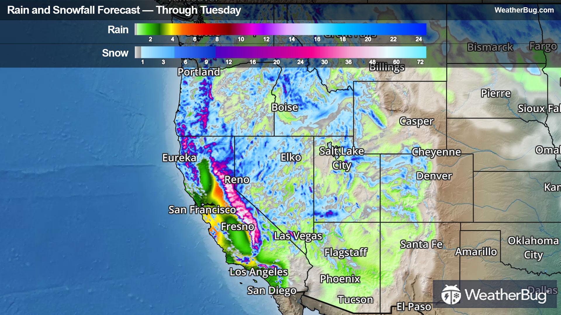winter, map, maps, snow, flood, mountains, california
