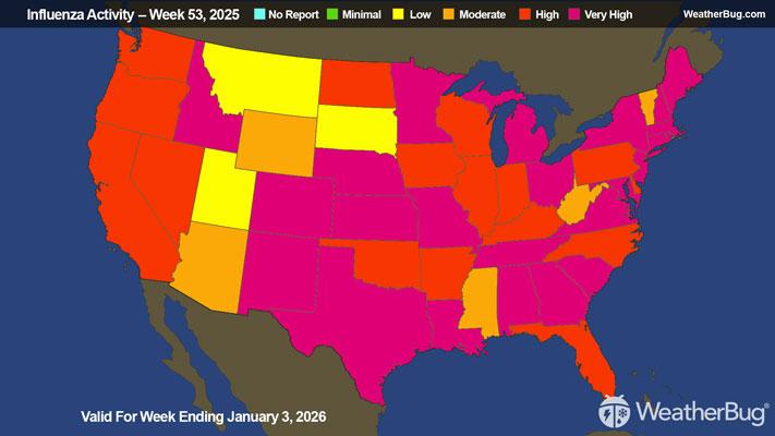 Flu Update Valid For Week Ending January 3, 2026