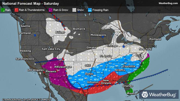 Weekend Weather Outlook