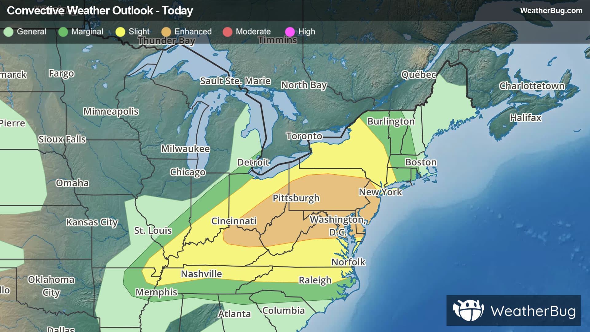 Severe Thunderstorm Outlook