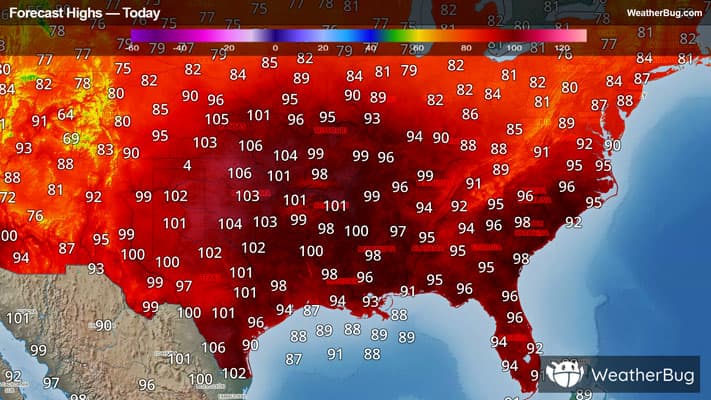 Today's High Temperature Outlook
