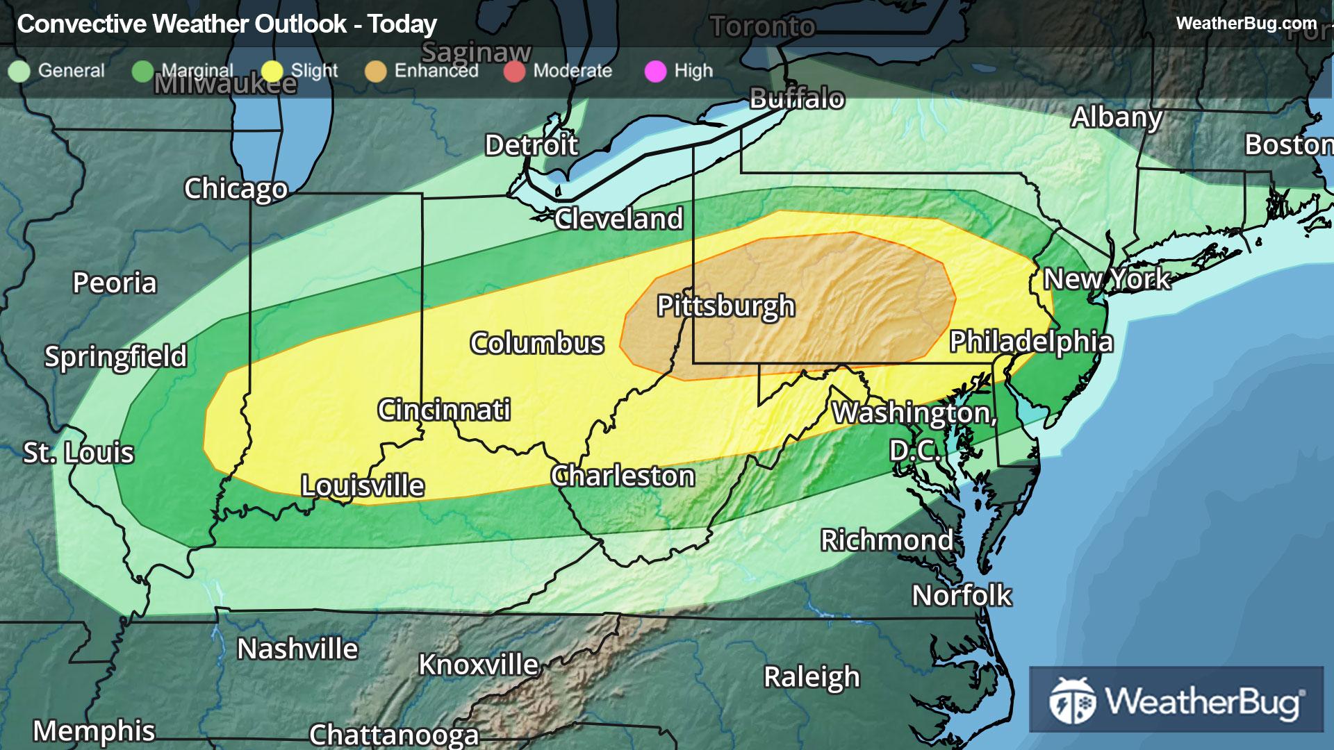 Today's Severe Weather Outlook