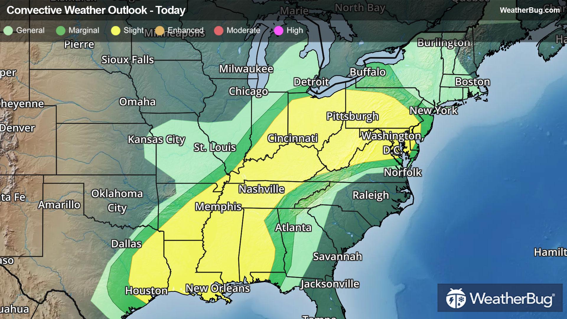 Today's Severe Weather Outlook