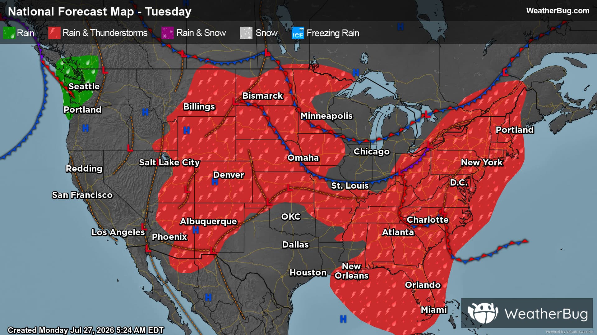 Today's Weather Outlook