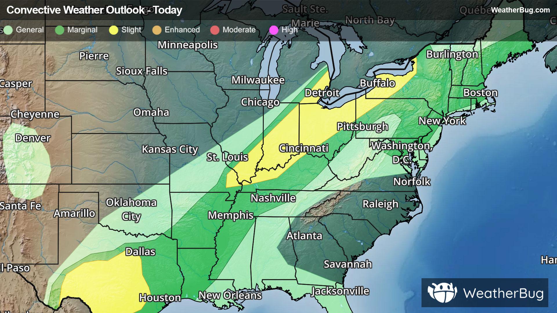 Today's Severe Weather Outlook