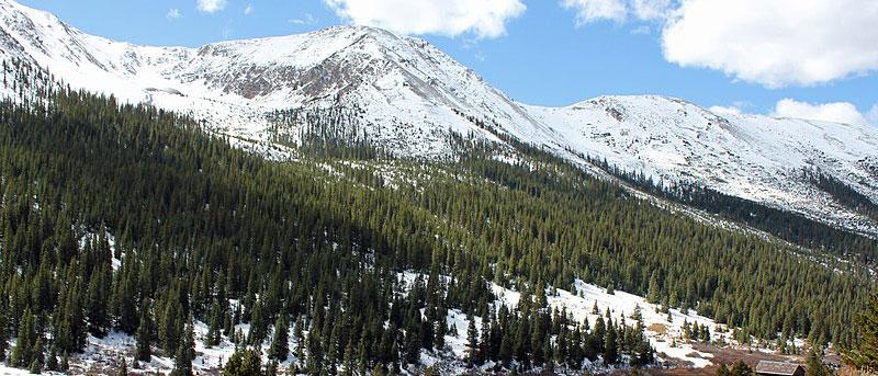 The ghost town of Independence, Colorado. (Jeffrey Beall via Wikimedia Commons)