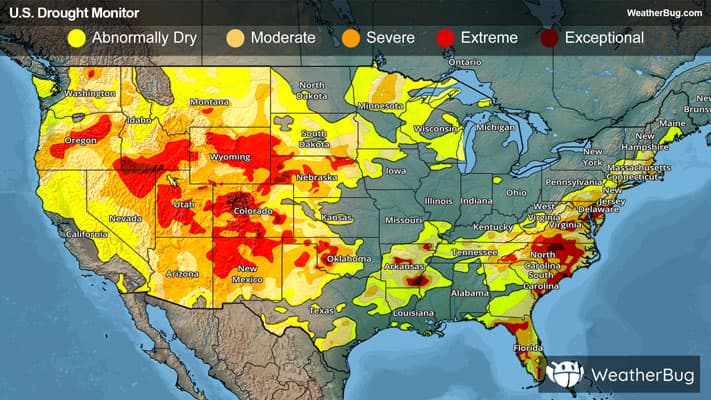 Drought Monitor for July 9, 2026