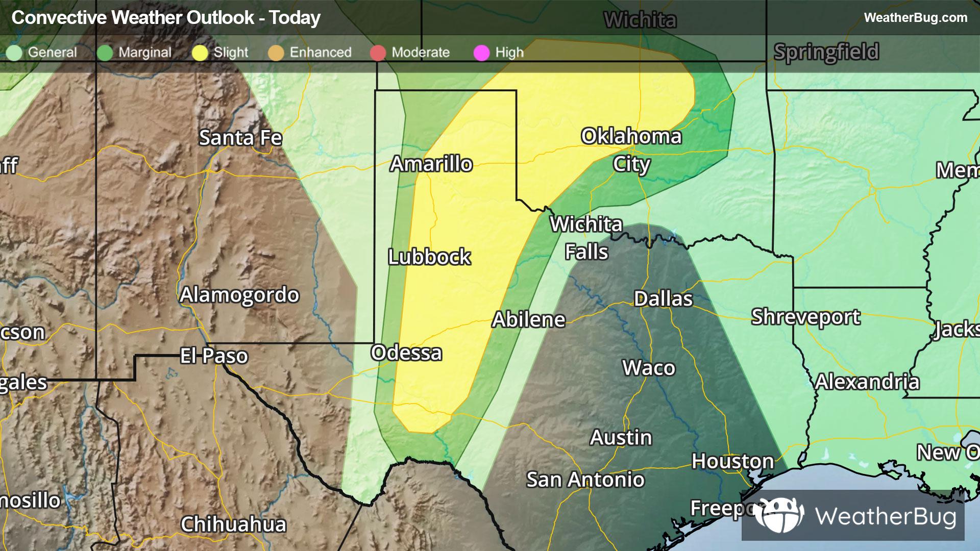 Today's severe weather outlook