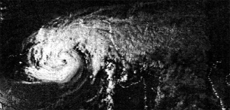 Bhola Cyclone on November 11, 1970. NOAA