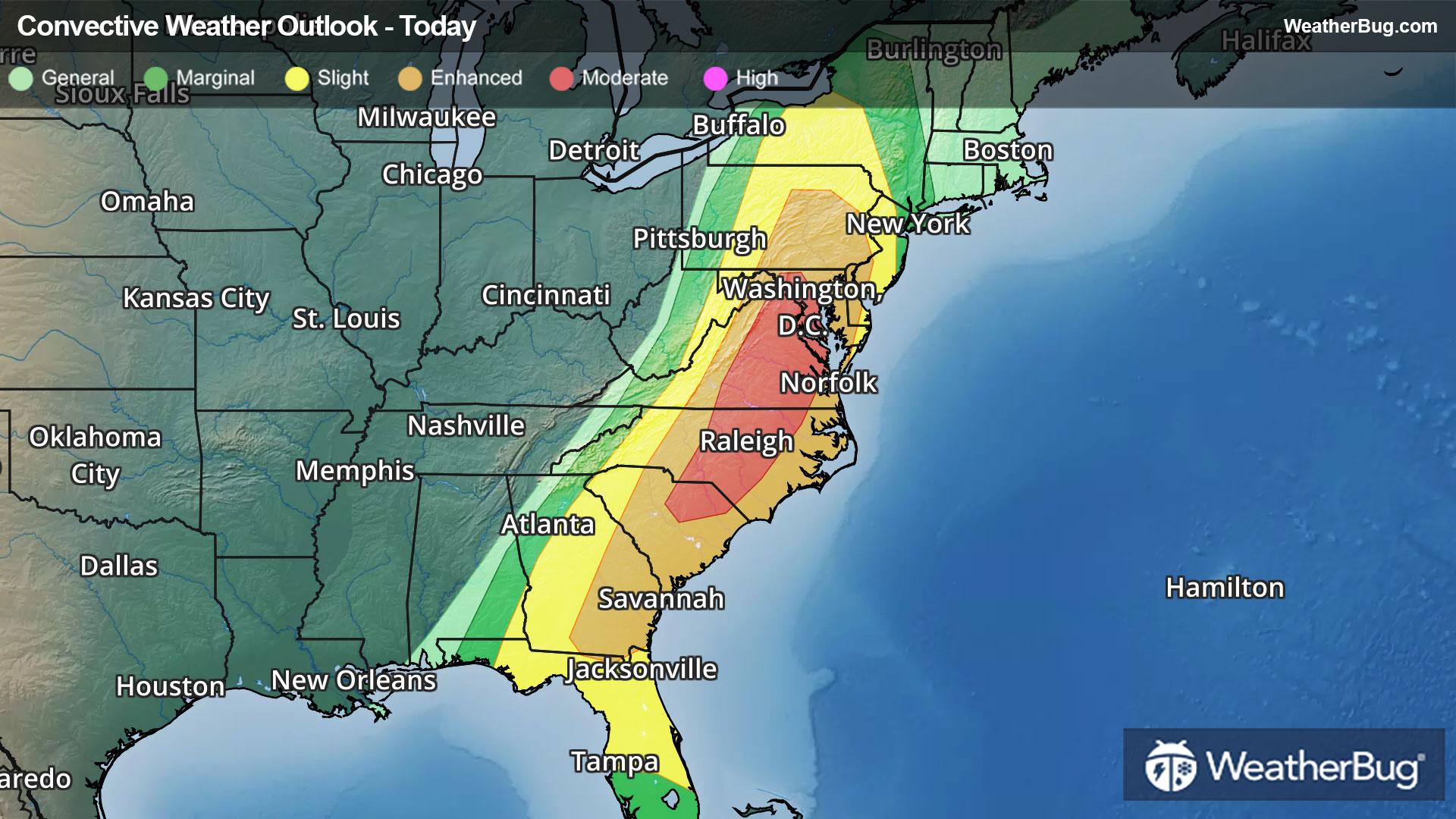 Today's Severe Weather Outlook